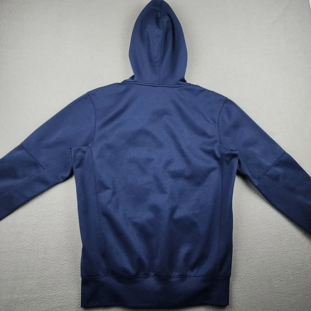 Tampa Bay Rays Hoodie Mens Small Blue MLB Baseball Nike Dri Fit Pullover